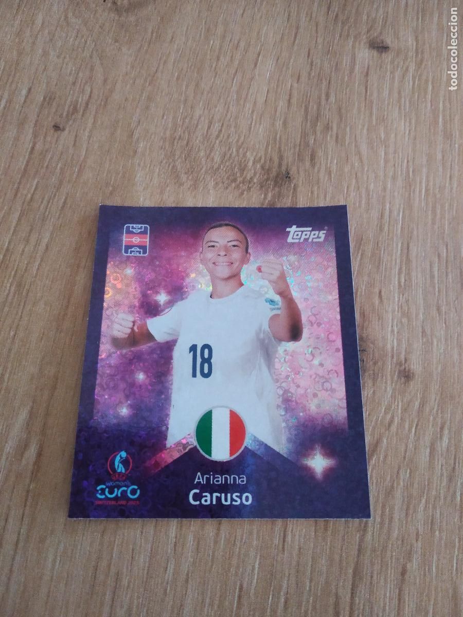 Fu&szlig;ball-Sticker: 170 ARIANNA CARUSO ITALIA CROMO TOPPS EURO FEMENINA 2025 EUROCOPA FUTBOL FEMENINO UEFA WOMEN'S