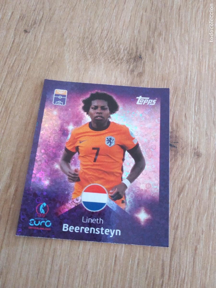 Fu&szlig;ball-Sticker: 171 BEERENSTEYN PAISES BAJOS CROMO TOPPS EURO FEMENINA 2025 EUROCOPA FUTBOL FEMENINO UEFA WOMEN'S