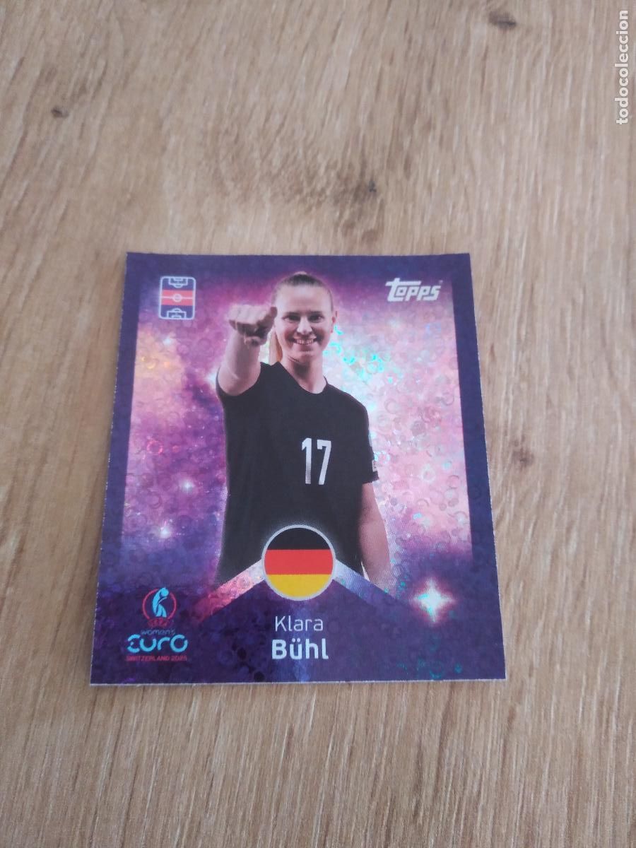 Cartes &agrave; collectionner de Football: 172 KLARA BUHL ALEMANIA CROMO TOPPS EURO FEMENINA 2025 EUROCOPA FUTBOL FEMENINO UEFA WOMEN'S