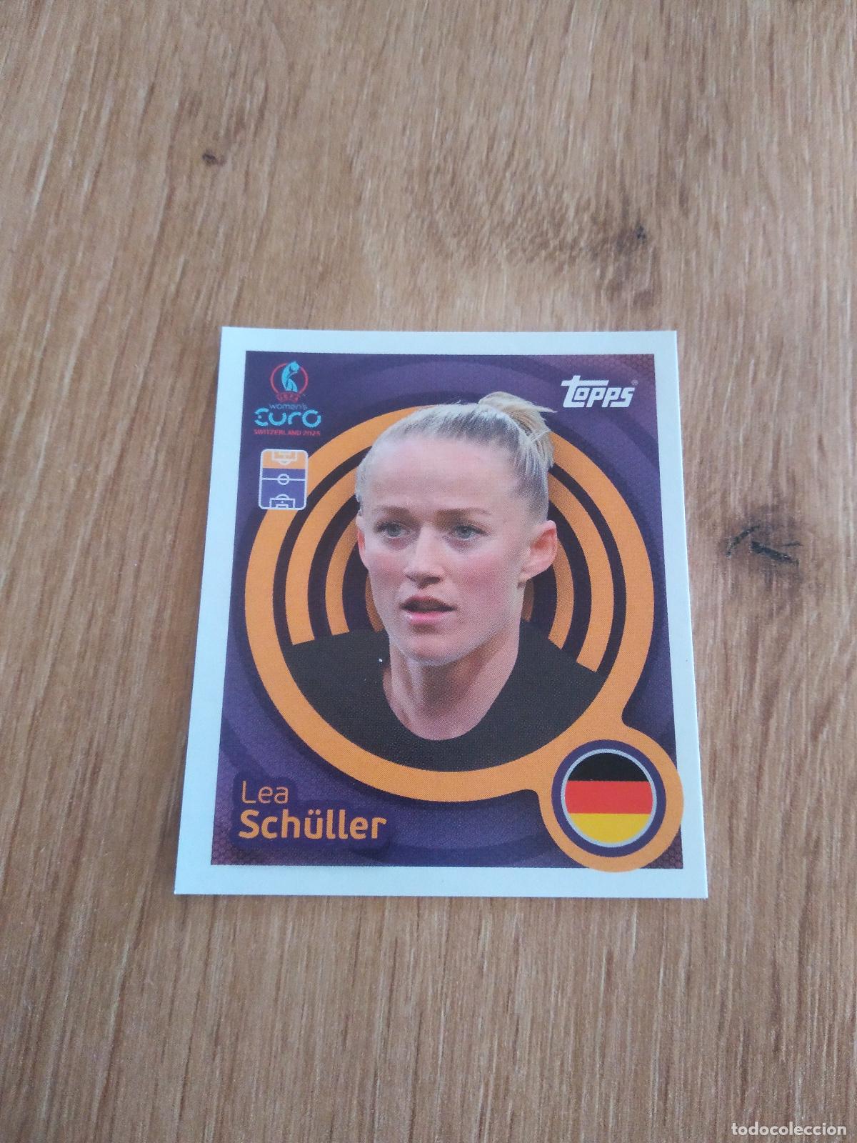 Fu&szlig;ball-Sticker: 173 LEA SCHULLER ALEMANIA CROMO TOPPS EURO FEMENINA 2025 EUROCOPA FUTBOL FEMENINO UEFA WOMEN'S