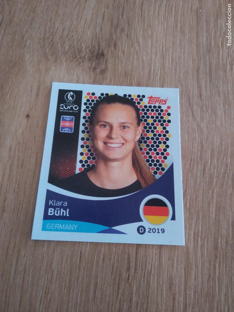 Cromos de Futebol: 182 KLARA BUHL ALEMANIA CROMO TOPPS EURO FEMENINA 2025 EUROCOPA FUTBOL FEMENINO UEFA WOMEN'S