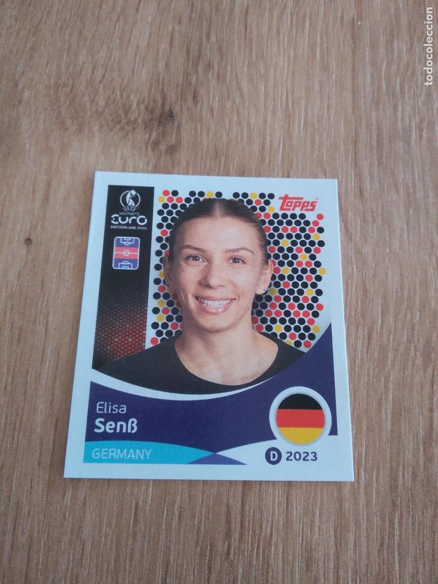 Cromos de Futebol: 183 ELISA SENB ALEMANIA CROMO TOPPS EURO FEMENINA 2025 EUROCOPA FUTBOL FEMENINO UEFA WOMEN'S