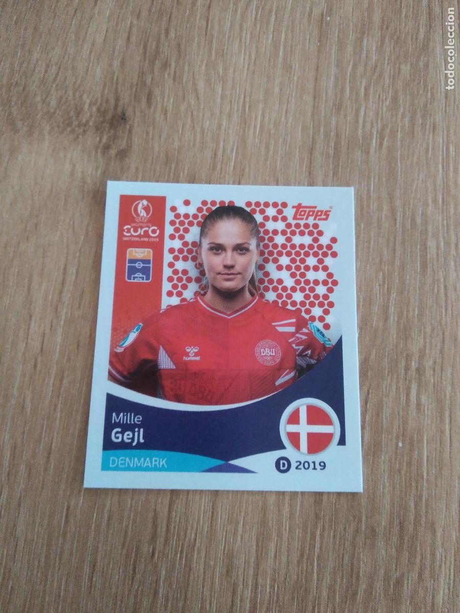 Cromos de F&uacute;tbol: 219 MILLE GEJL DINAMARCA CROMO TOPPS EURO FEMENINA 2025 EUROCOPA FUTBOL FEMENINO UEFA WOMEN'S