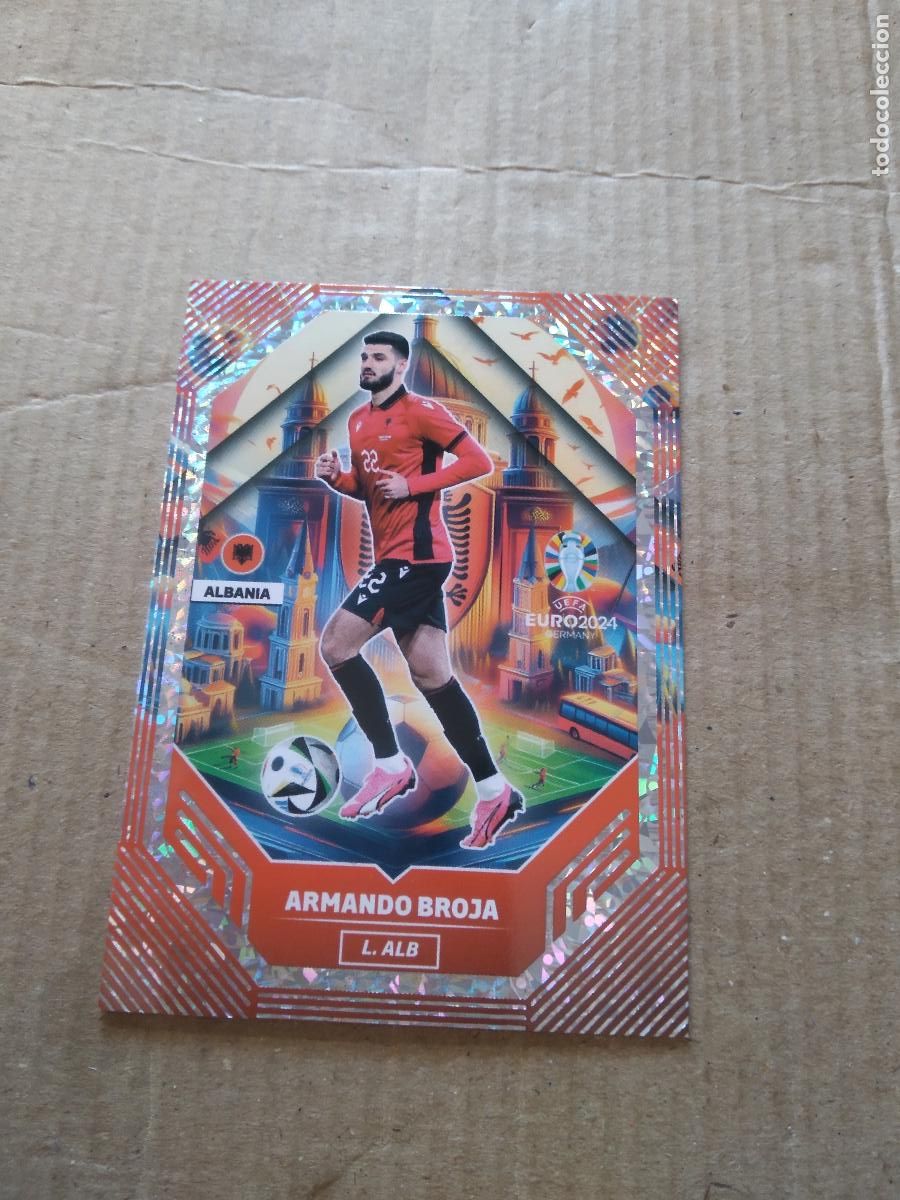 Cromos de F&uacute;tbol: ARMANDO BROJA ALBANIA CROMO FUTBOL EURO 2024 EUROCOPA FLASH EDITION