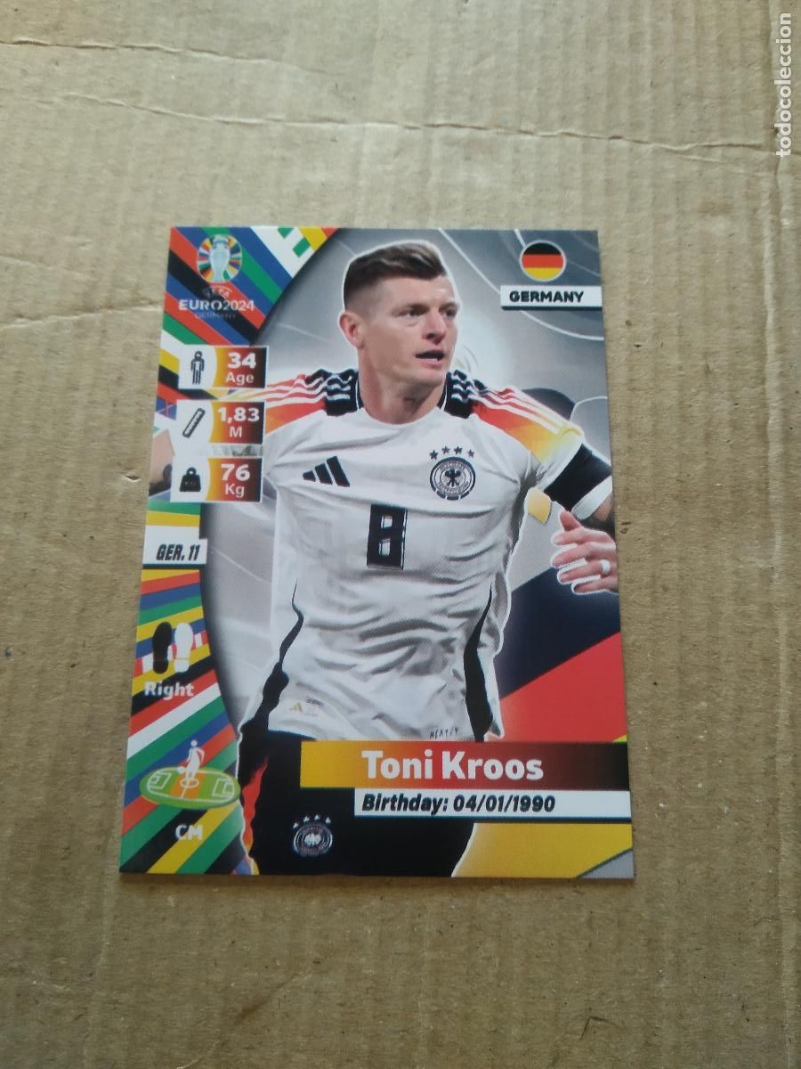 Cromos de F&uacute;tbol: GER 11 KROOS ALEMANIA CROMO FUTBOL EURO 2024 EUROCOPA FLASH EDITION