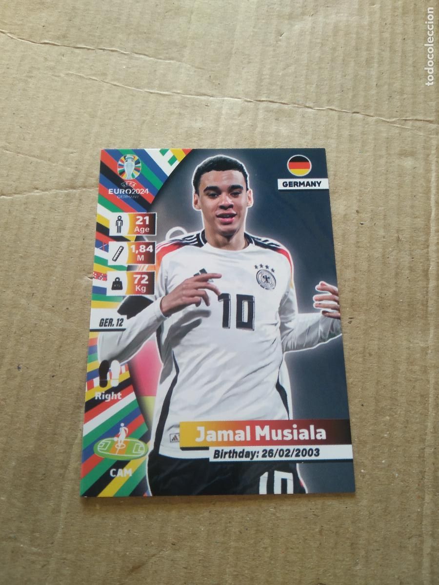 Cromos de F&uacute;tbol: GER 12 MUSIALA ALEMANIA CROMO FUTBOL EURO 2024 EUROCOPA FLASH EDITION