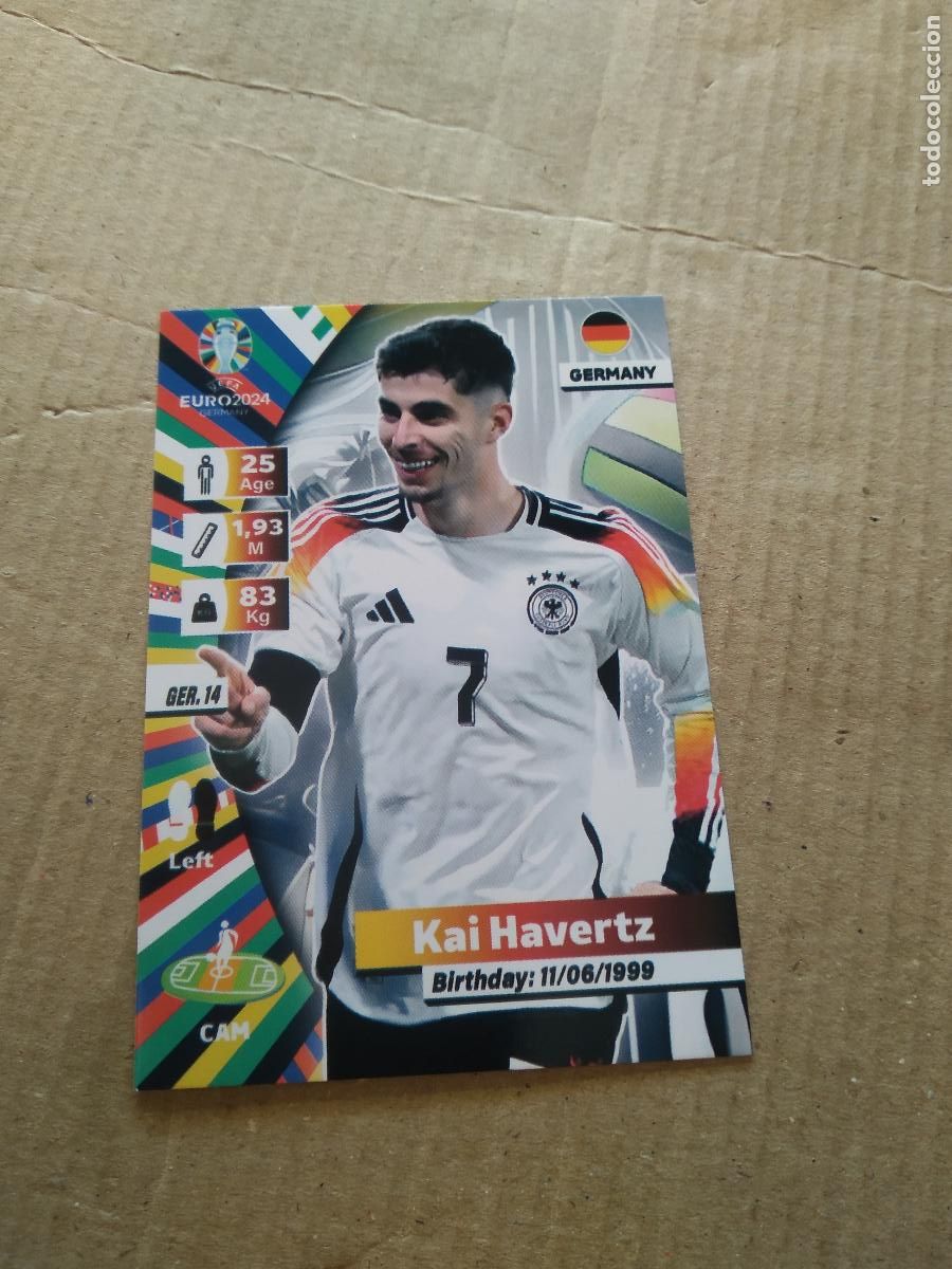 Cromos de F&uacute;tbol: GER 14 KAI HAVERTZ ALEMANIA CROMO FUTBOL EURO 2024 EUROCOPA FLASH EDITION