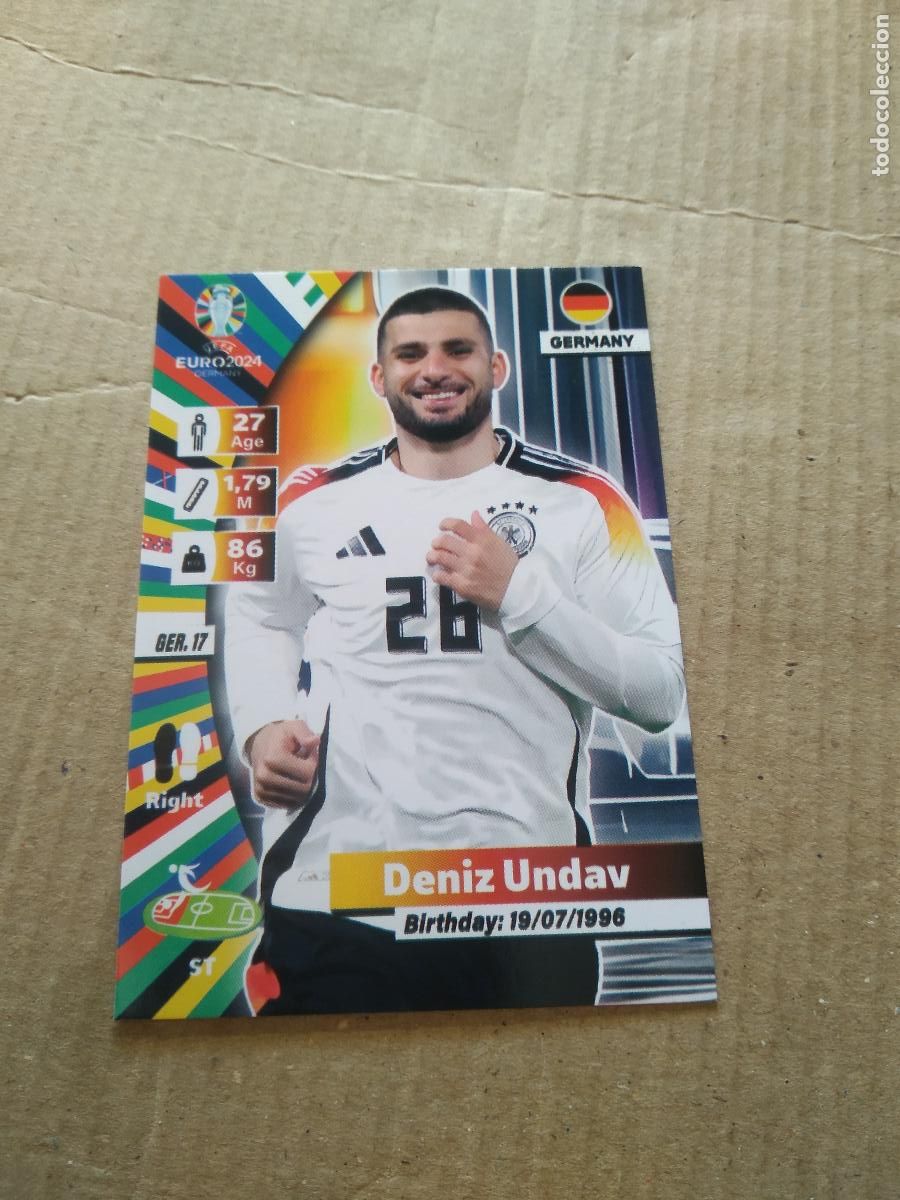 Cromos de F&uacute;tbol: GER 17 DENIZ UNDAV ALEMANIA CROMO FUTBOL EURO 2024 EUROCOPA FLASH EDITION