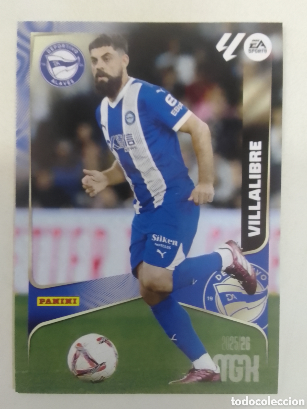 Cromos de F&uacute;tbol: Megacracks 2025/26 n&deg; 36 Villalibre &bull; Alav&eacute;s.