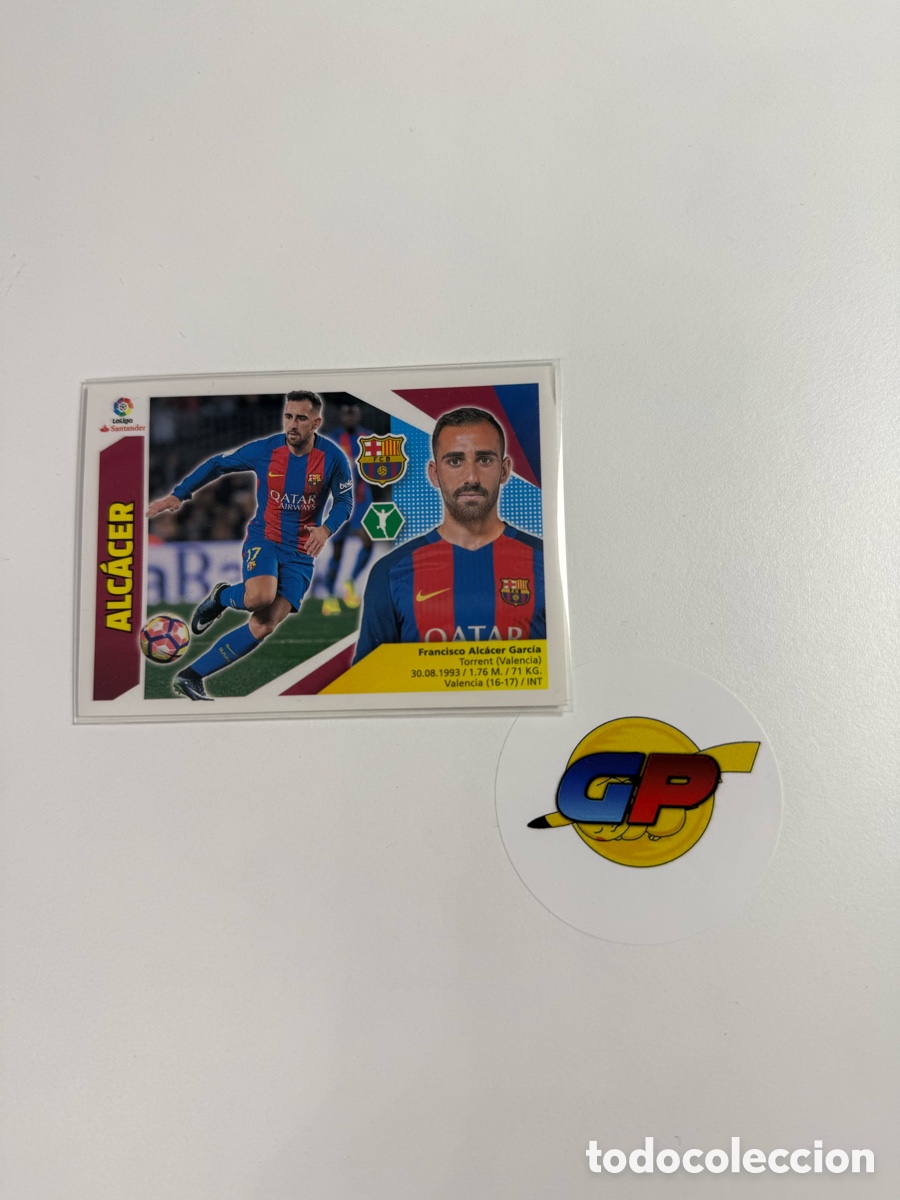 Cromos de F&uacute;tbol: CROMO PACO ALCACER 14 LIGA ESTE 17 18 17-18 2017-2018
