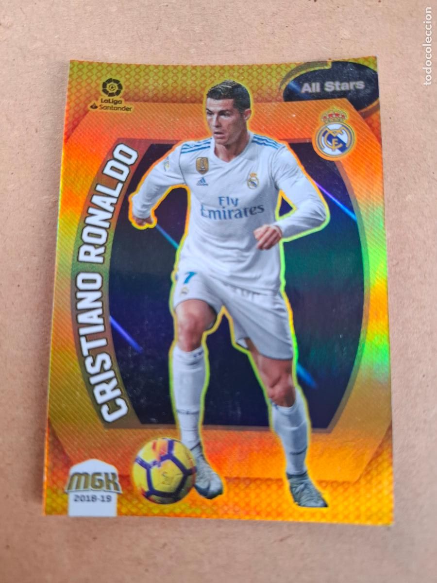 Football Stickers: MEGACRACKS 2018 2019 18 19 - PANINI - 376 CRISTIANO RONALDO ( ALL STARS ) - REAL MADRID #164