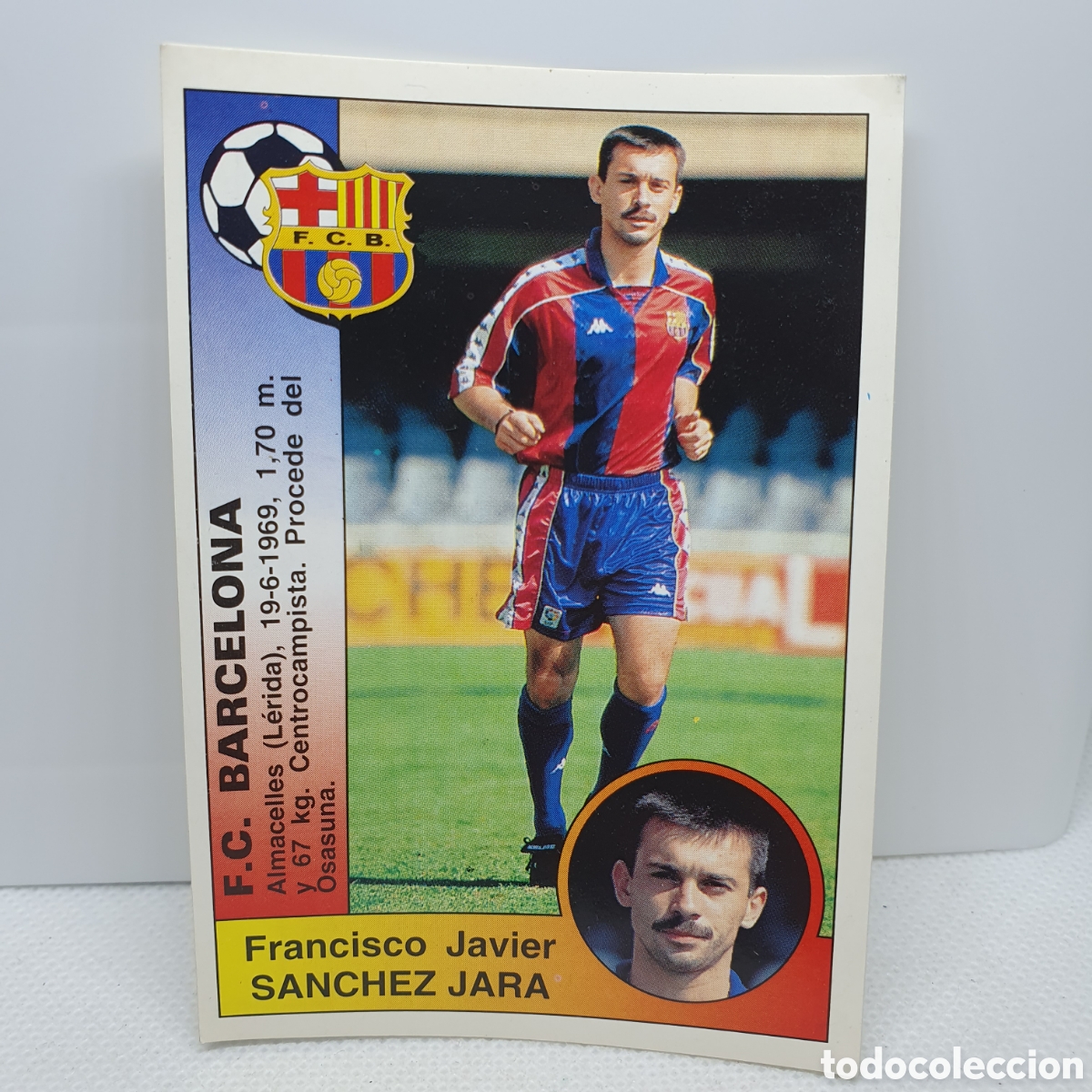 Cromos de F&uacute;tbol: ⚽️ CROMO DE FUTBOL SANCHEZ JARA BARCELONA LIGA 94-95 BAR&Ccedil;A PANINI ALBUM - ESTAMPAS ADHESIVAS - CARTA