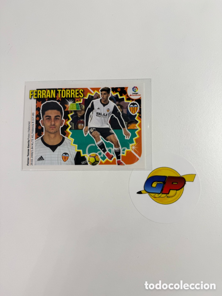 Cromos de F&uacute;tbol: CROMO FERRAN TORRES 14B LIGA ESTE 18 19 18-19 2018 2019