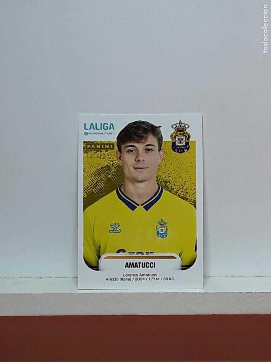 Cartes &agrave; collectionner de Football: LALIGA HYPERMOTION 2025 2026 25 26 ALBUM PANINI LIGA N 259 LAS PALMAS AMATUCCI LORENZO
