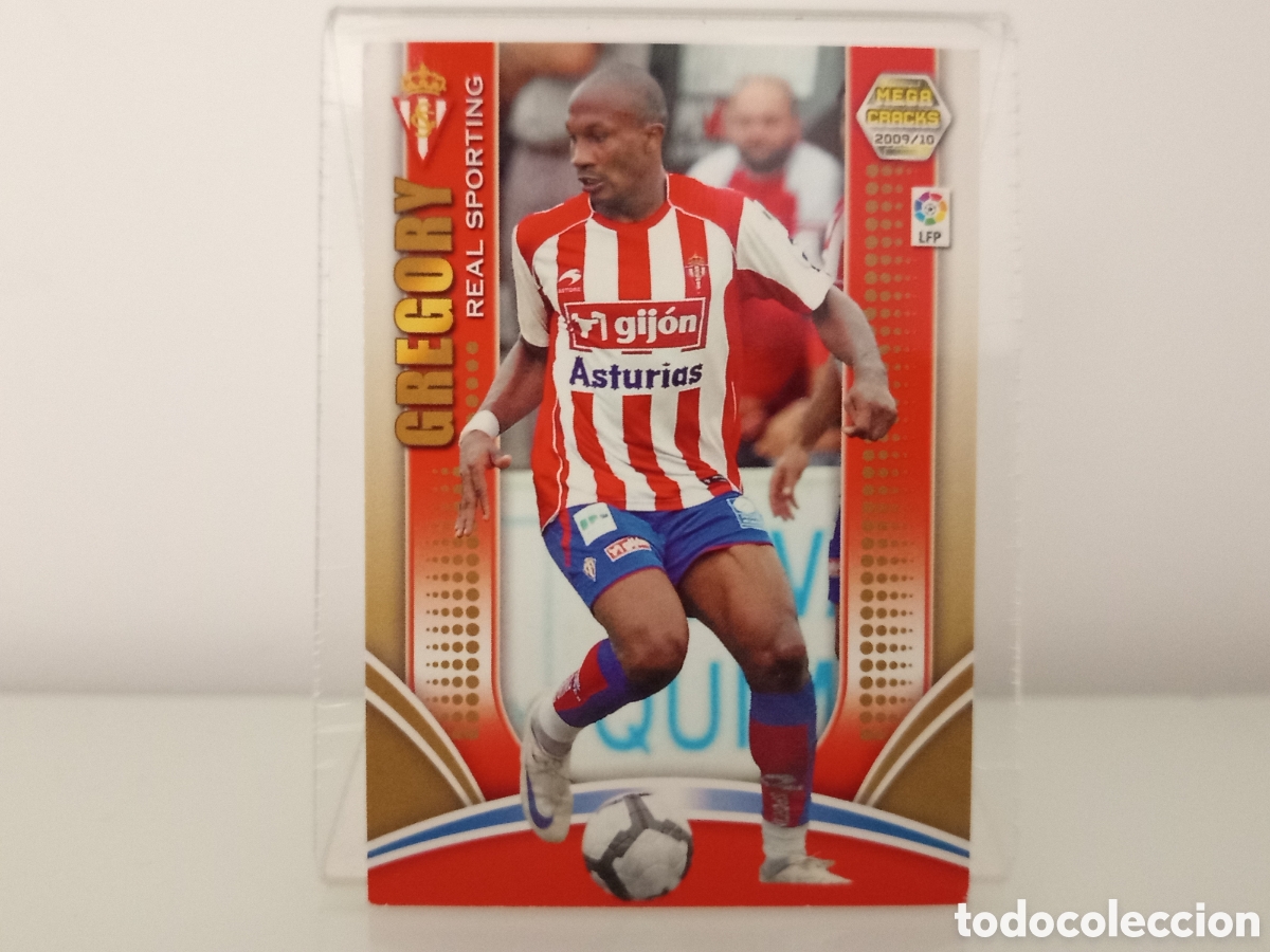 Cromos de F&uacute;tbol: ❇️ CROMO ⚽ GREGORY SPORTING DE GIJ&Oacute;N 2009 2010 09 10 MEGACRACKS MGKS ❇️
