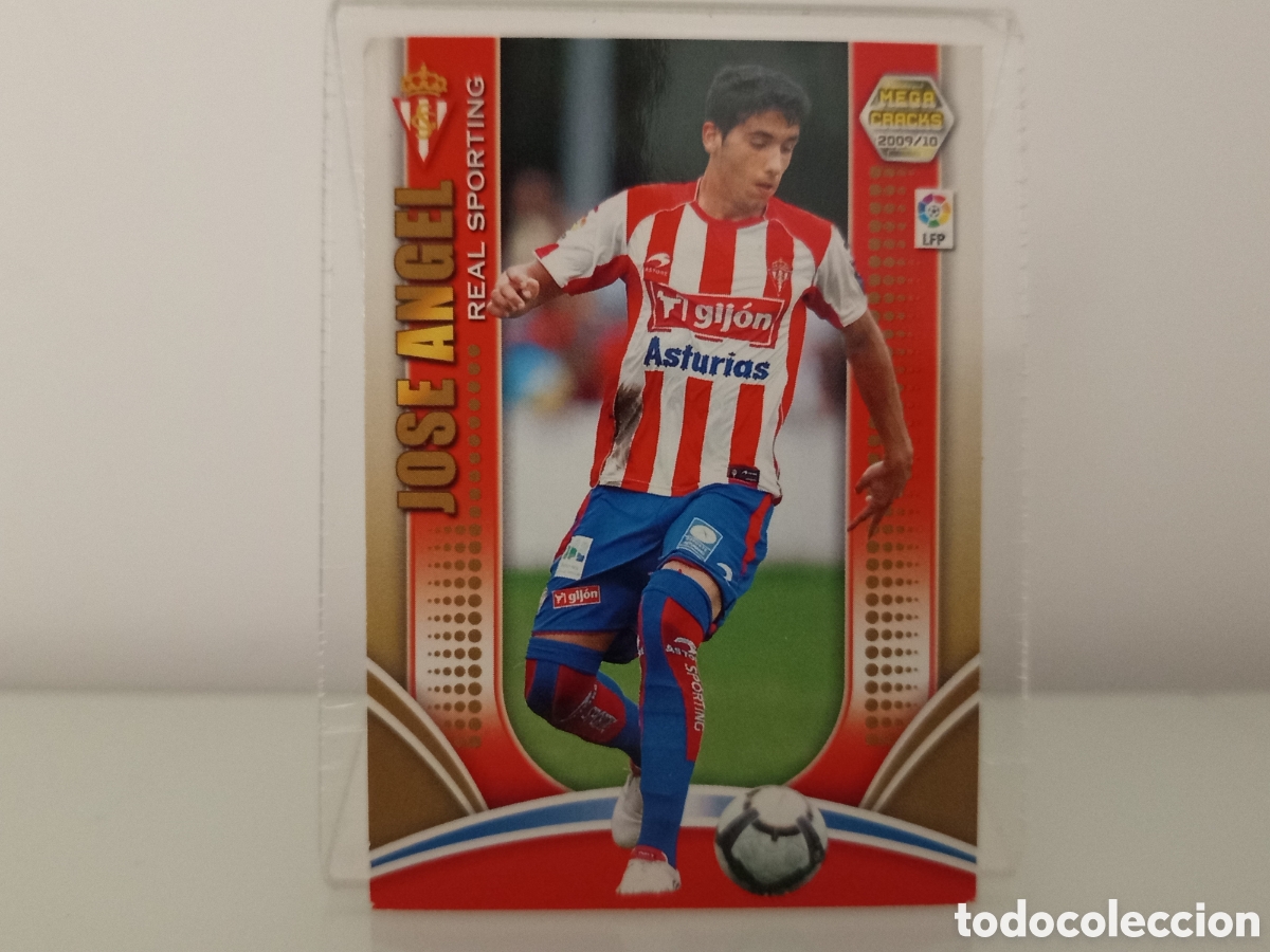 Cromos de F&uacute;tbol: ❇️ CROMO ⚽ JOSE &Aacute;NGEL SPORTING DE GIJ&Oacute;N 2009 2010 09 10 MEGACRACKS MGKS ❇️