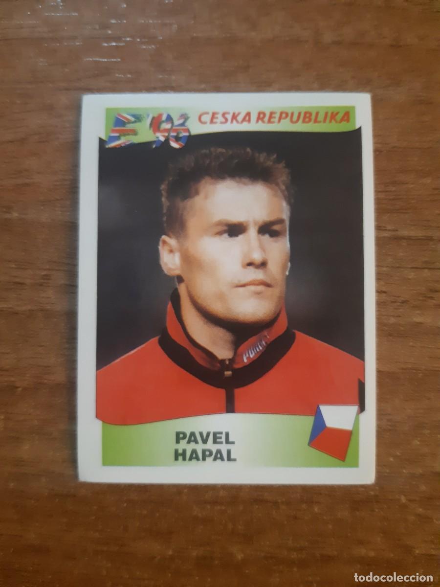 Football Stickers: N&deg;221 PAVEL HAPAL (REP&Uacute;BLICA CHECA) EURO INGLATERRA 96 PANINI EUROPA 1996. NUNCA PEGADO, SIN PEGAR
