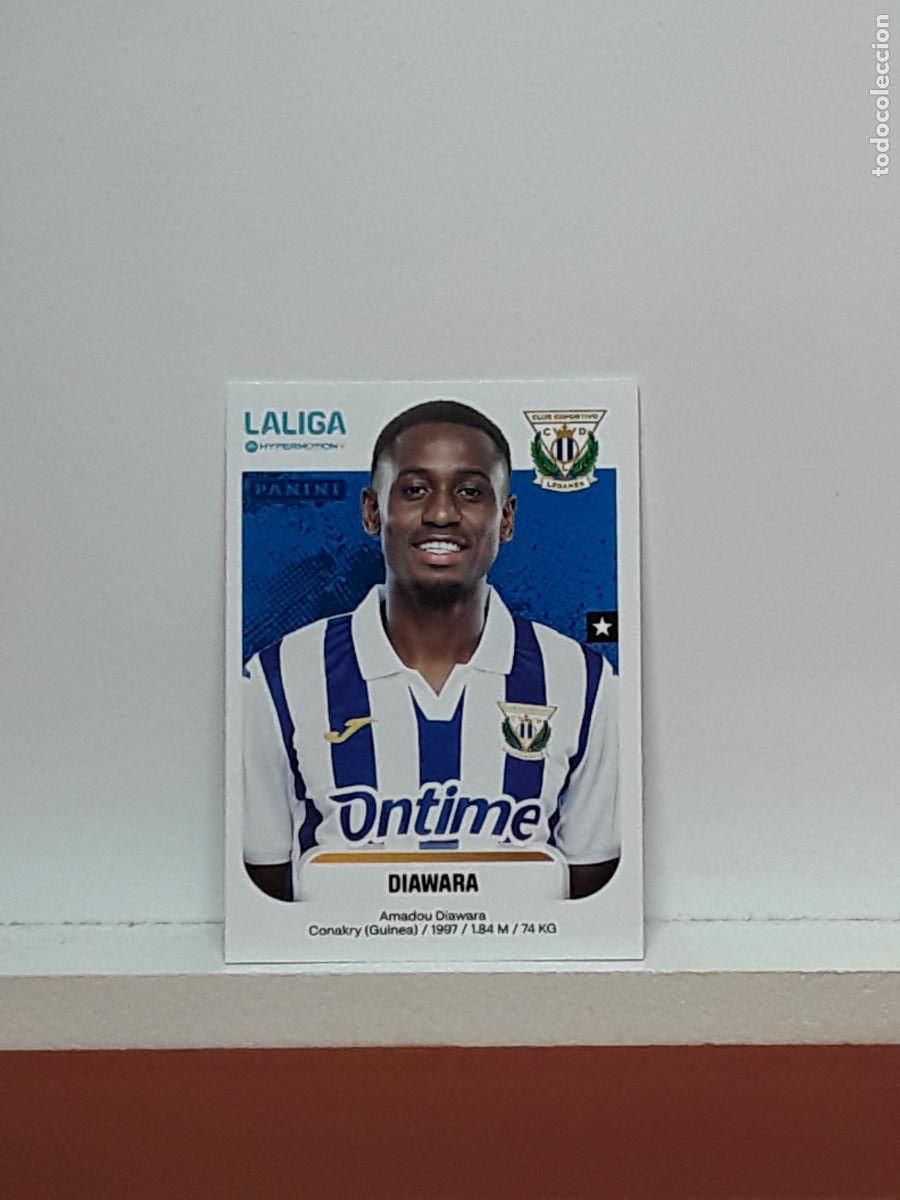 Cromos de F&uacute;tbol: LALIGA HYPERMOTION 2025 2026 25 26 ALBUM PANINI LIGA N 277 LEGANES DIAWARA AMADOU