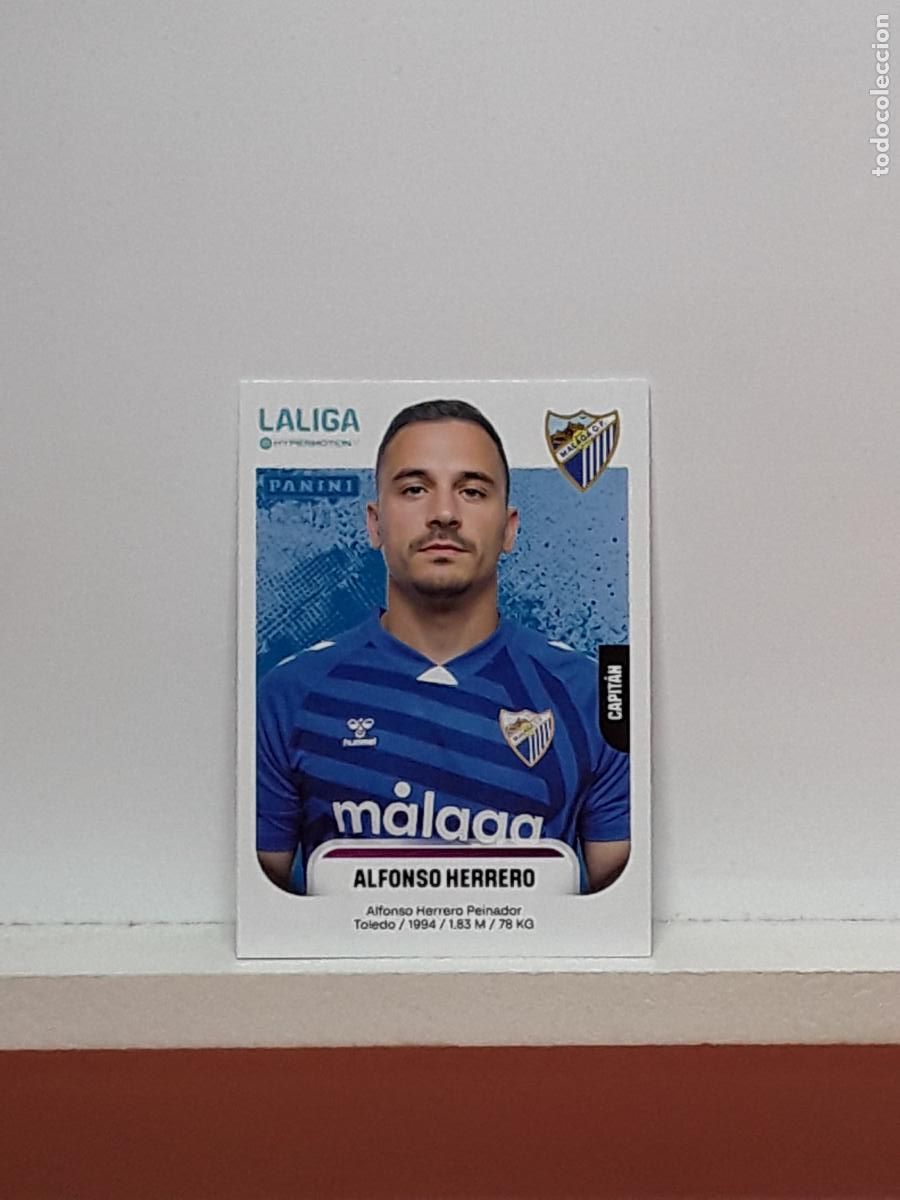 Football Stickers: LALIGA HYPERMOTION 2025 2026 25 26 ALBUM PANINI LIGA N 289 MALAGA ALFONSO HERRERO