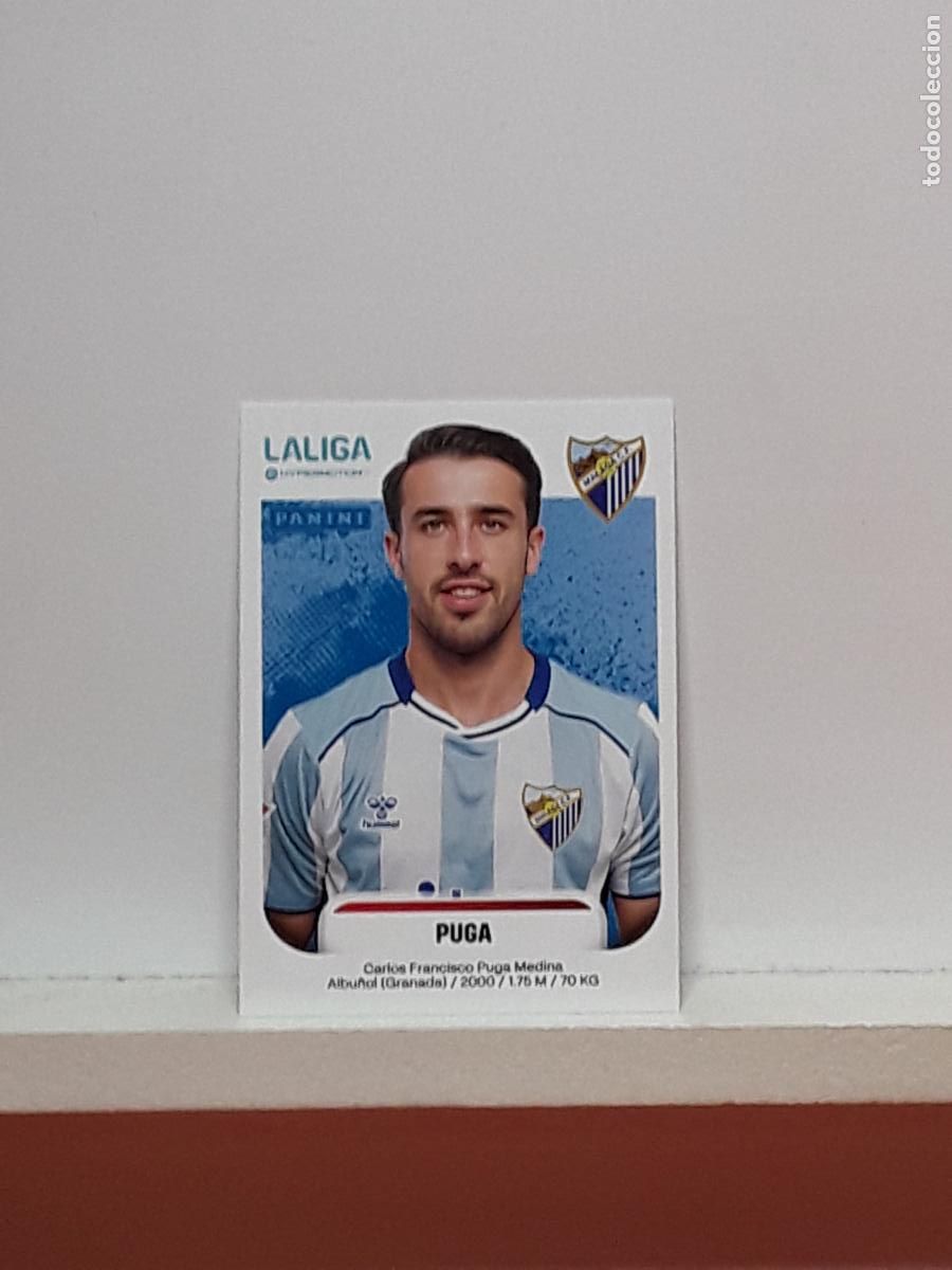 Football Stickers: LALIGA HYPERMOTION 2025 2026 25 26 ALBUM PANINI LIGA N 291 MALAGA PUGA CARLOS FRANCISCO MEDINA