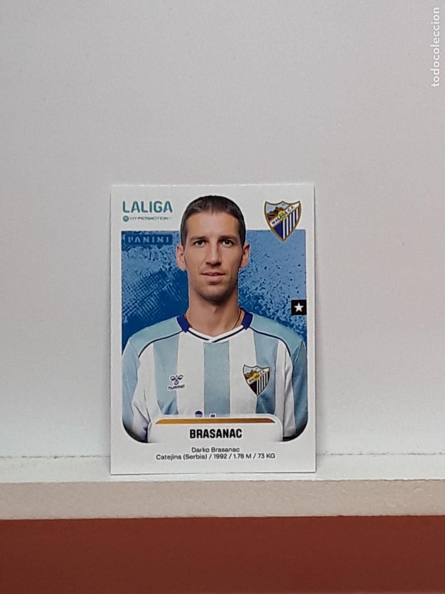 Cromos de F&uacute;tbol: LALIGA HYPERMOTION 2025 2026 25 26 ALBUM PANINI LIGA N 296A 296 A MALAGA BRASANAC DARKO