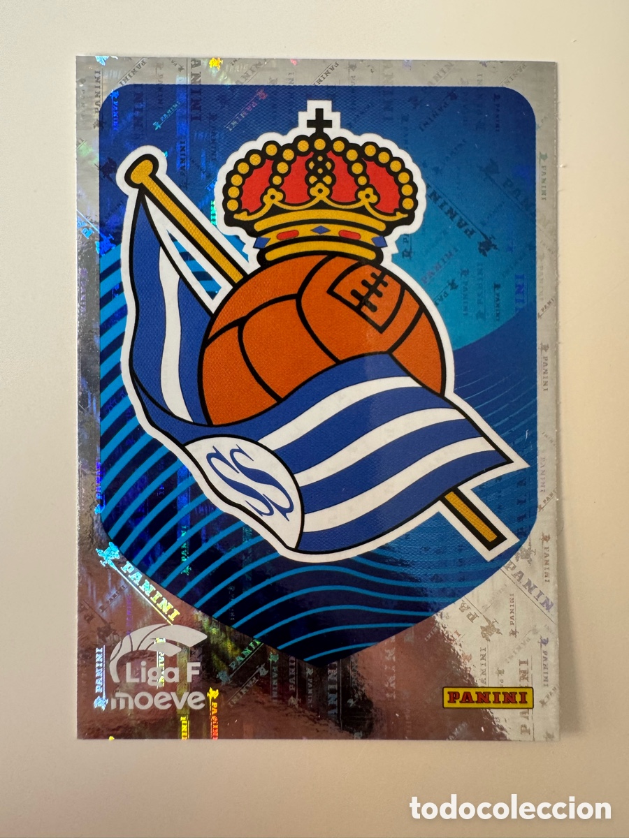 Cromos de F&uacute;tbol: PANINI LIGA F FEMENINA 2025-2026 25-26 &ndash; Real Sociedad ESCUDO N&ordm; 282
