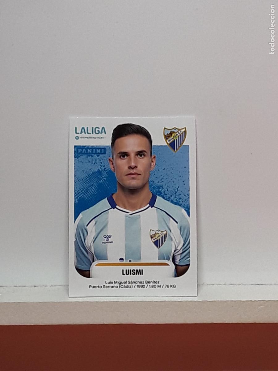 Cromos de F&uacute;tbol: LALIGA HYPERMOTION 2025 2026 25 26 ALBUM PANINI LIGA N 297 MALAGA LUISMI