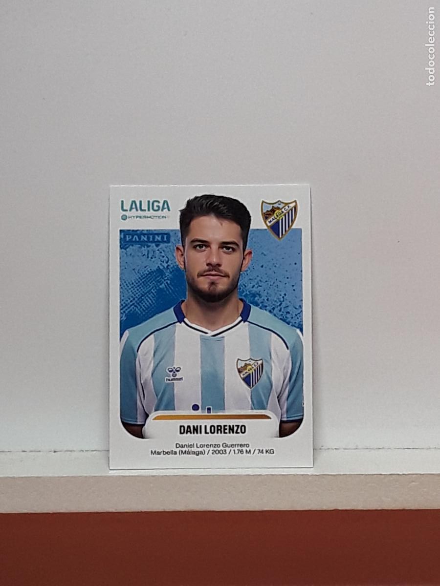 Cromos de F&uacute;tbol: LALIGA HYPERMOTION 2025 2026 25 26 ALBUM PANINI LIGA N 299A 299 A MALAGA DANI LORENZO