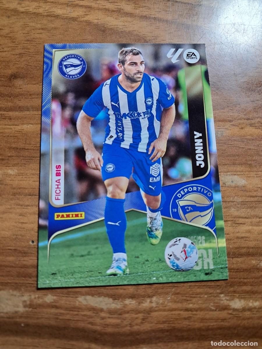 Football Stickers: CARD MEGACRACKS TEMPORADA 25/26: FICHA BIS JONNY, N&deg; 26 BIS
