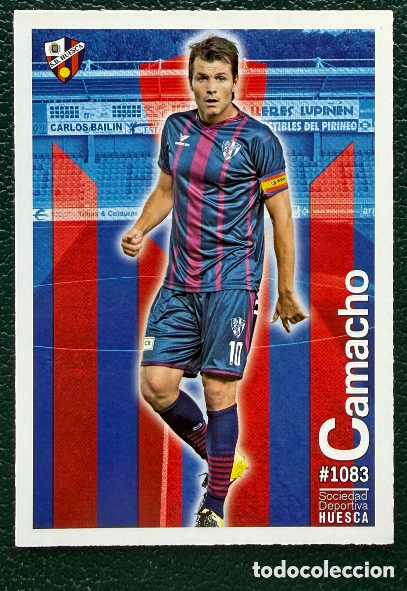 Football Stickers: 1083 CAMACHO SD HUESCA FICHAS ALBUM MUNDICROMO 2015 2016 15 16