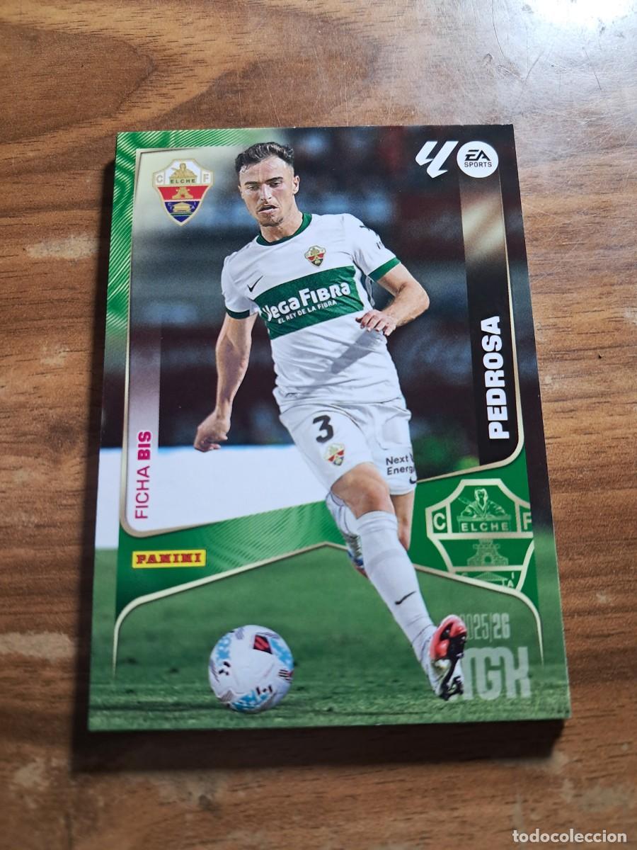 Cromos de F&uacute;tbol: CARD MEGACRACKS TEMPORADA 25/26: FICHA BIS PEDROSA, N&deg; 135 BIS