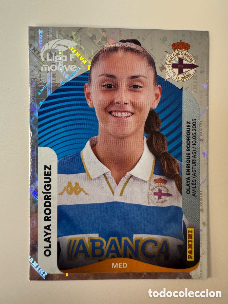 Cromos de F&uacute;tbol: PANINI LIGA F FEMENINA 2025-2026 25-26 &ndash; Olaya Rodr&iacute;guez Deportivo de La Coru&ntilde;a N&ordm; 135