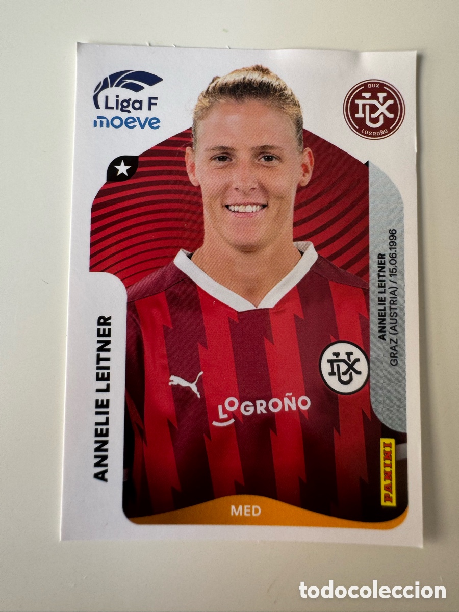 Cromos de F&uacute;tbol: PANINI LIGA F FEMENINA 2025-2026 25-26 &ndash; Annelie Leitner Dux Logro&ntilde;o N&ordm; 157