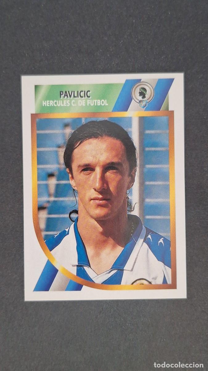 Fu&szlig;ball-Sticker: L1 PAVLICIC HERCULES C. F. SEGUNDA DIVISION LIGA ESTE 1994/95 94 95 NUNCA PEGADO SIN PEGAR