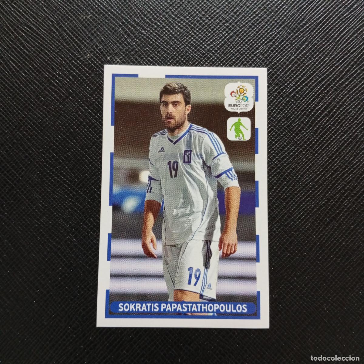 Cromos de F&uacute;tbol: 39 PAPASTATHOPOULOS GRECIA PANINI EUROCOPA 2012 EURO 12 SIN PEGAR - A34 PG523 VS HOLANDESA