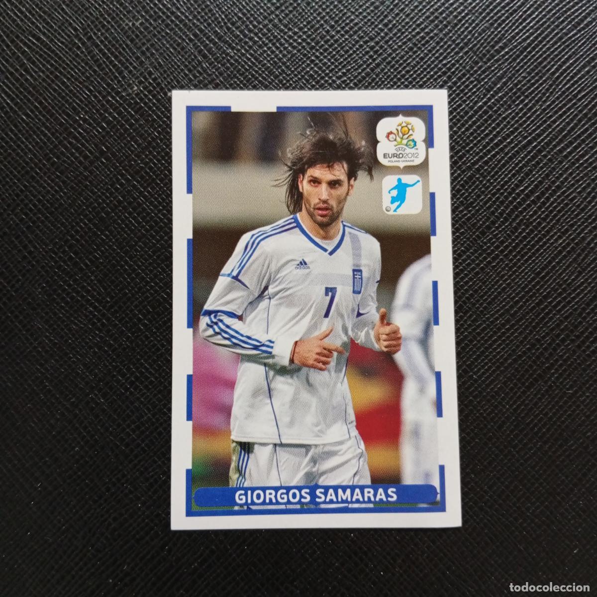 Cromos de F&uacute;tbol: 45 SAMARAS GRECIA PANINI EUROCOPA 2012 EURO 12 SIN PEGAR - A34 PG523 VS HOLANDESA