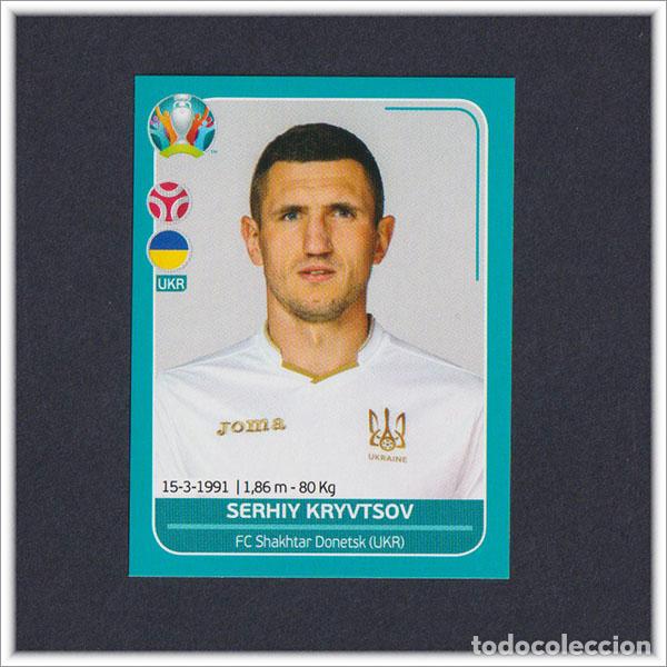 Cromos de F&uacute;tbol: UEFA EURO PREVIEW 2020 PANINI KRYVTSOV UKR 11 UCRANIA CROMO EUROCOPA STICKER ALBUM F&Uacute;TBOL