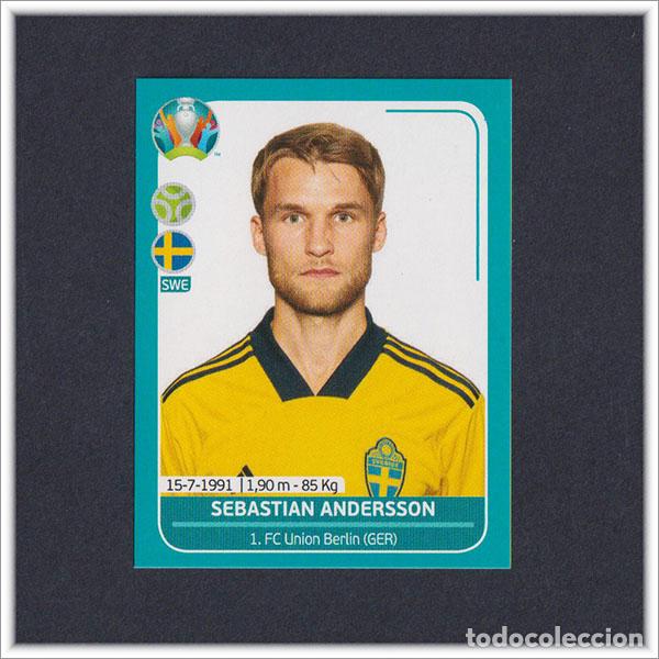 Cromos de F&uacute;tbol: UEFA EURO PREVIEW 2020 PANINI ANDERSSON SWE 28 SUECIA CROMO EUROCOPA STICKER ALBUM F&Uacute;TBOL