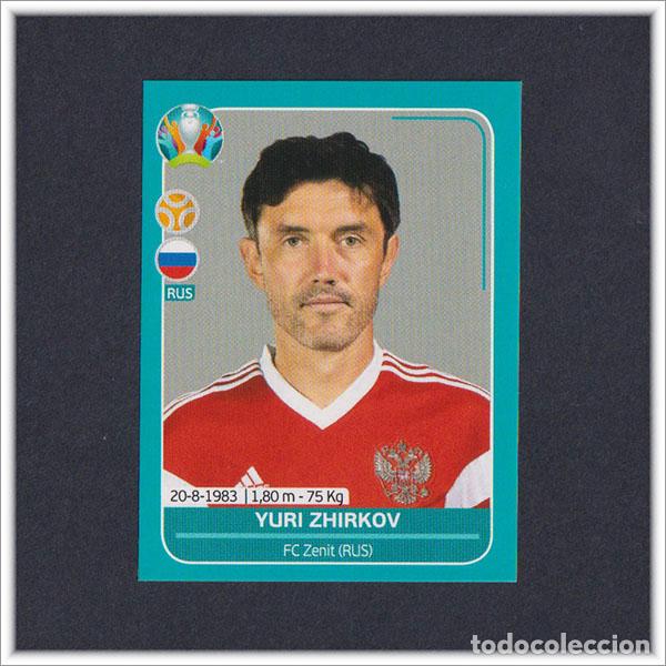 Cromos de F&uacute;tbol: UEFA EURO PREVIEW 2020 PANINI YURI ZHIRKOV RUS 16 RUSIA EUROCOPA STICKER ALBUM F&Uacute;TBOL