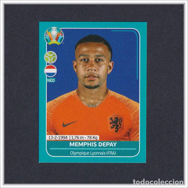 Cromos de F&uacute;tbol: UEFA EURO PREVIEW 2020 PANINI MEMPHIS DEPAY NED 23 HOLANDA CROMO EUROCOPA STICKER ALBUM F&Uacute;TBOL