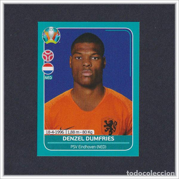 Cromos de F&uacute;tbol: UEFA EURO PREVIEW 2020 PANINI DENZEL DUMFRIES NED 14 HOLANDA CROMO EUROCOPA STICKER ALBUM F&Uacute;TBOL