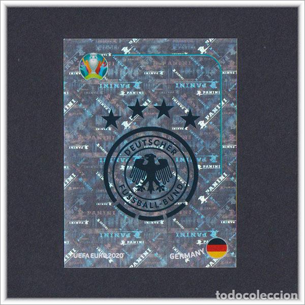 Cromos de F&uacute;tbol: UEFA EURO PREVIEW 2020 PANINI ESCUDO GER 1 ALEMANIA CROMO EUROCOPA STICKER ALBUM F&Uacute;TBOL