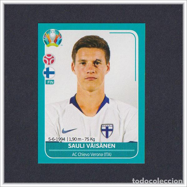 Cromos de F&uacute;tbol: UEFA EURO PREVIEW 2020 PANINI SAULI VAISANEN FIN 15 FINLANDIA EUROCOPA STICKER ALBUM F&Uacute;TBOL