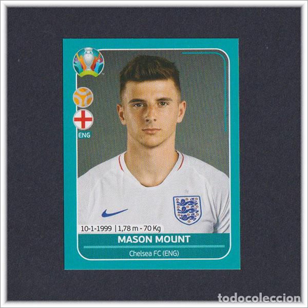 Cromos de F&uacute;tbol: UEFA EURO PREVIEW 2020 PANINI MASON MOUNT ENG 22 ROOKIE INGLATERRA ENGLAND EUROCOPA STICKER ALBUM