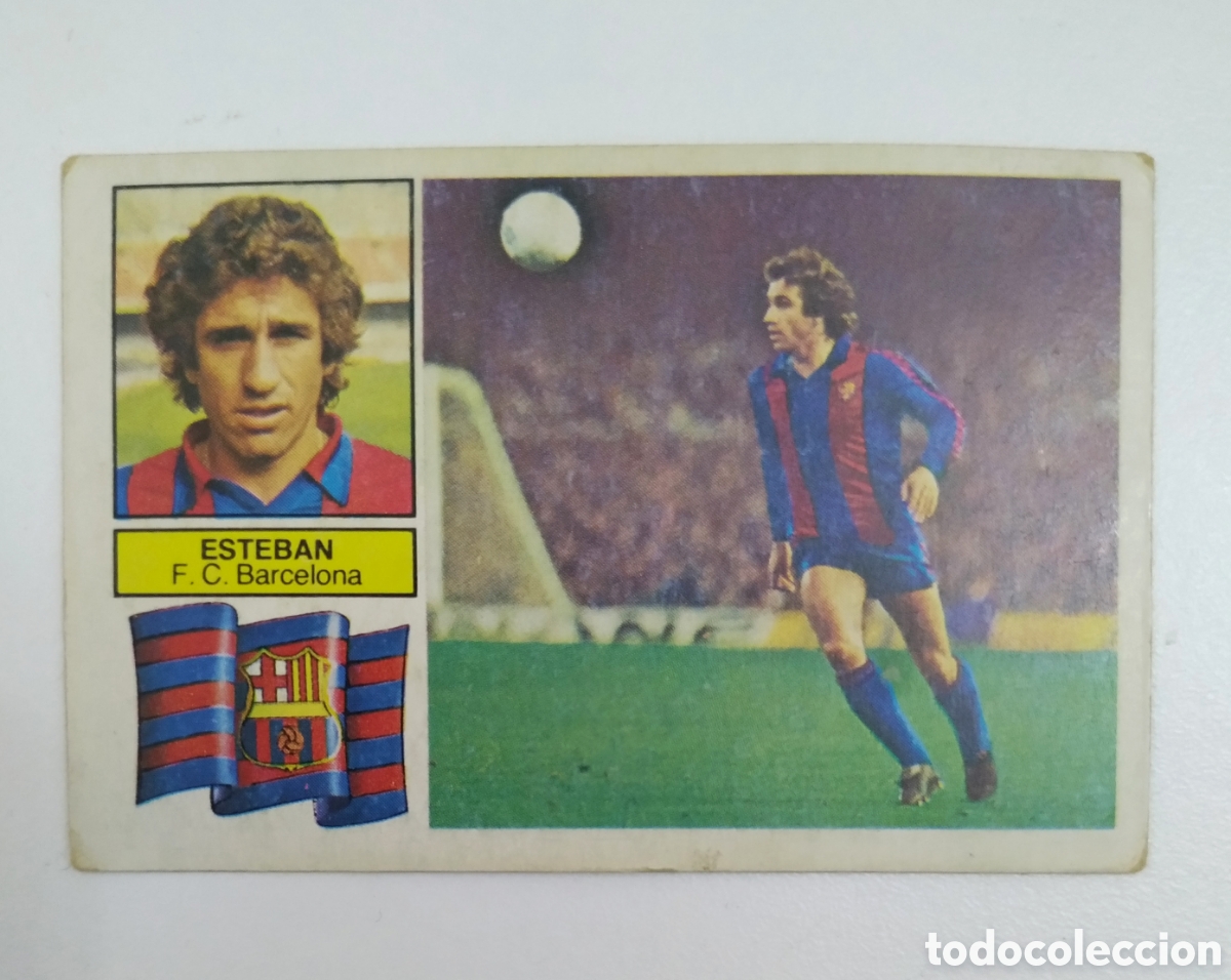 Cromos de F&uacute;tbol: Esteban muy dif&iacute;cil 1982 1983 este 82 83 sin fcb