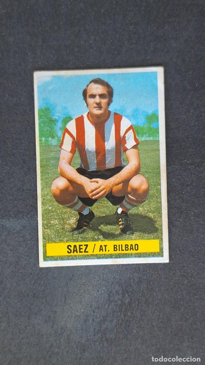 Fu&szlig;ball-Sticker: L2 SAEZ ATHLETIC CLUB DE BILBAO LIGA ESTE 1974 1975 74 75 RECUPERADO DESPEGADO