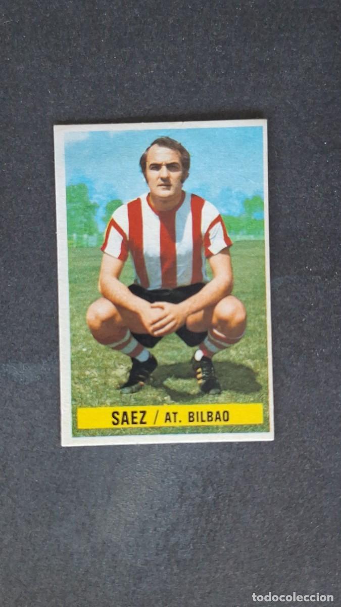 Cromos de F&uacute;tbol: L2 SAEZ ATHLETIC CLUB DE BILBAO LIGA ESTE 1974 1975 74 75 RECUPERADO DESPEGADO