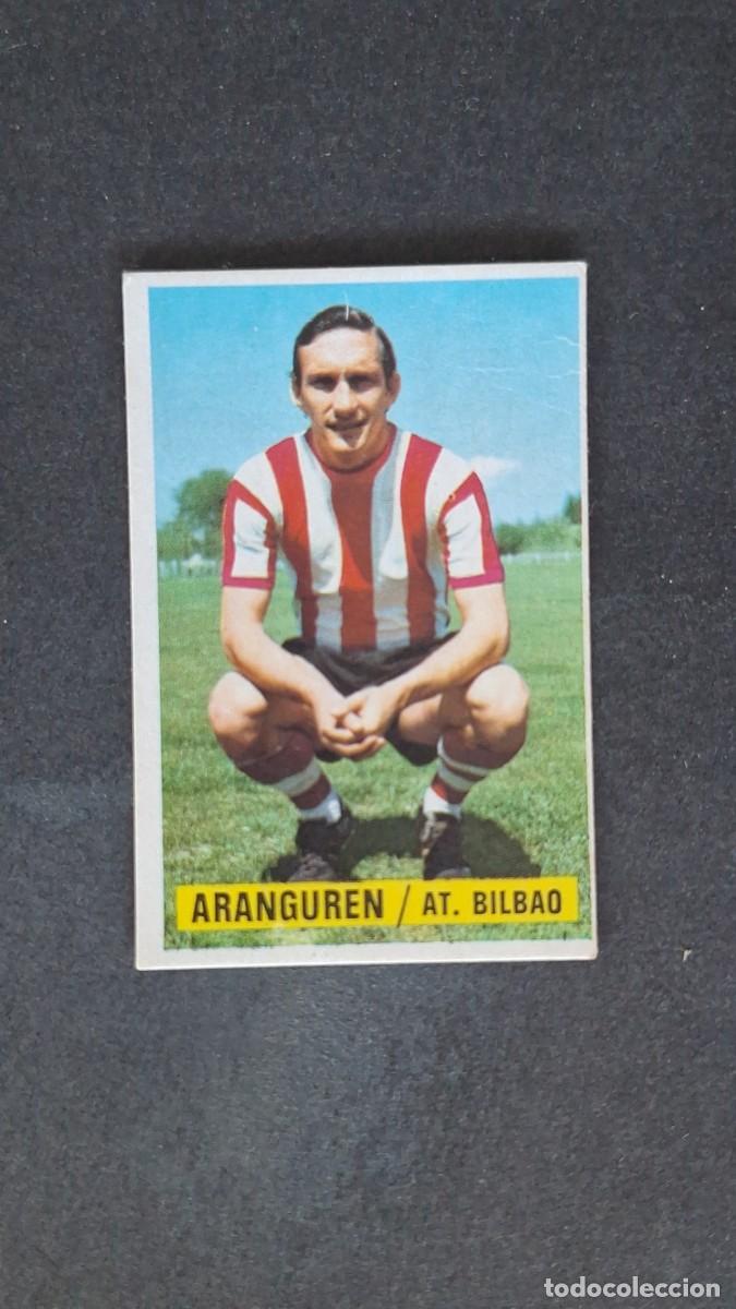 Figurine di Calcio: L2 ARANGUREN ATHLETIC CLUB DE BILBAO LIGA ESTE 1974 1975 74 75 RECUPERADO DESPEGADO