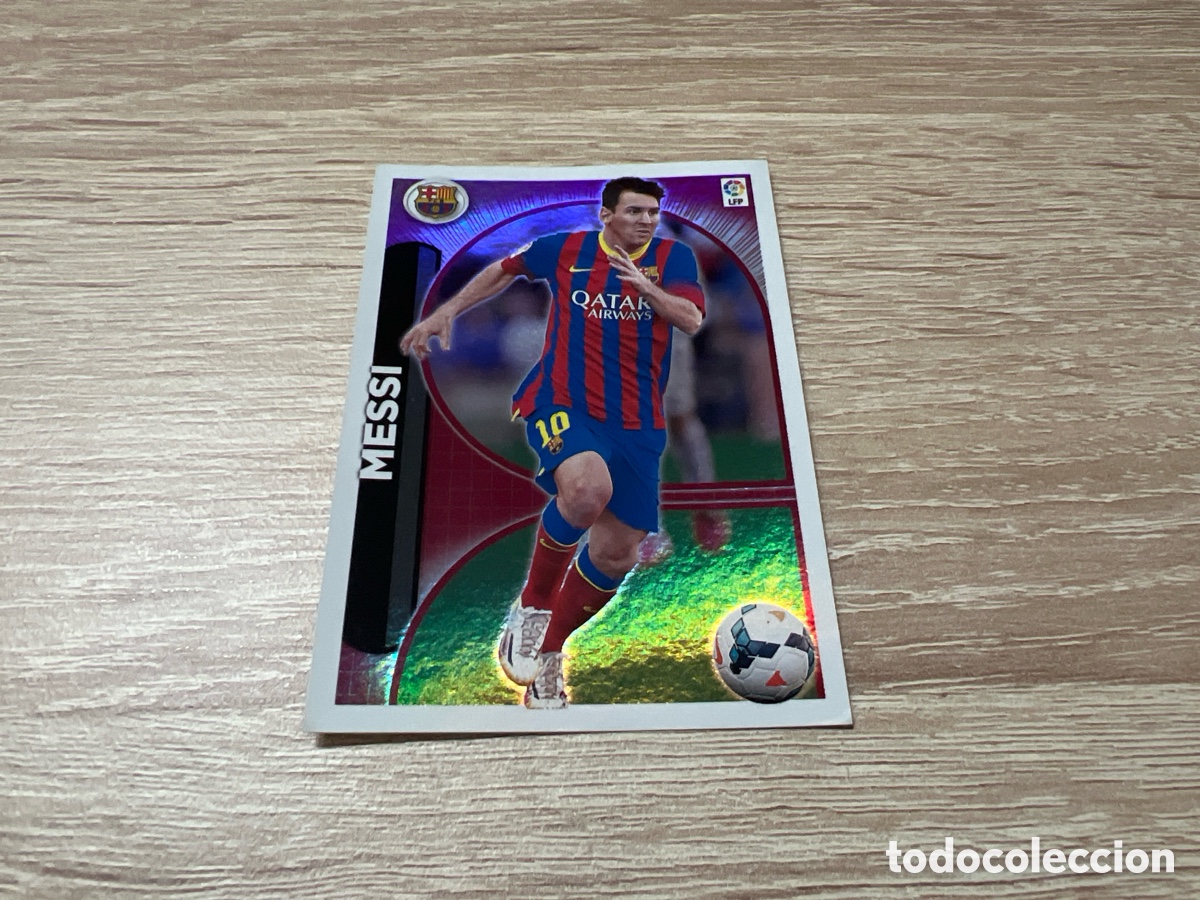 Cromos de F&uacute;tbol: 2014 LIONEL MESSI FC BARCELONA N&ordm; 25 PANINI EDICIONES ESTE