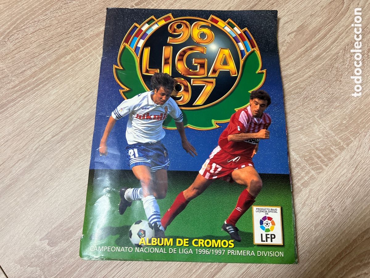 Cromos de F&uacute;tbol: 1996-97 album con muchisimo cromos dobles